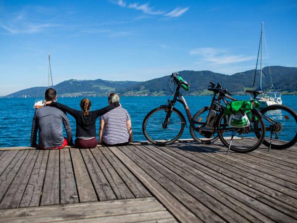 Familie am Attersee